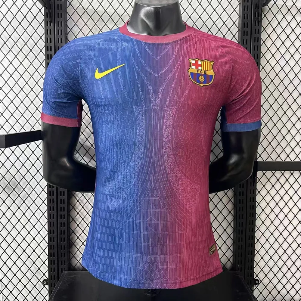 نسخة لاعب 2026/2027 Barcelona إصدار خاص أزرق أحمر قميص كرة قدم جودة تايلاندية  — main view
