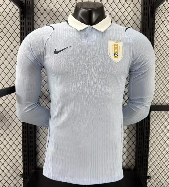 Camisa de Futebol Manga Longa Versão Jogador Uruguai Casa 2026  — main view