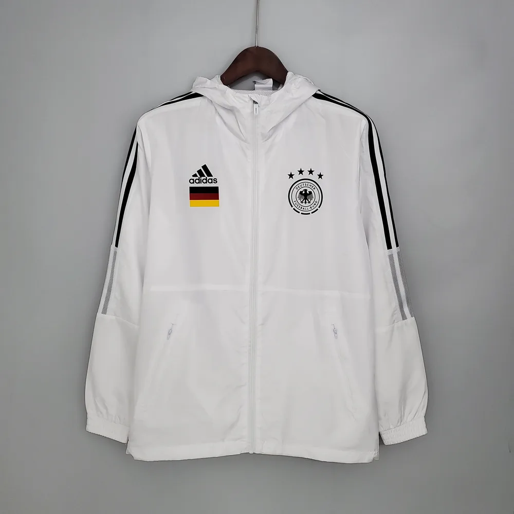 Camiseta de Fútbol Alemania Blanca Chubasquero 2021 — main view