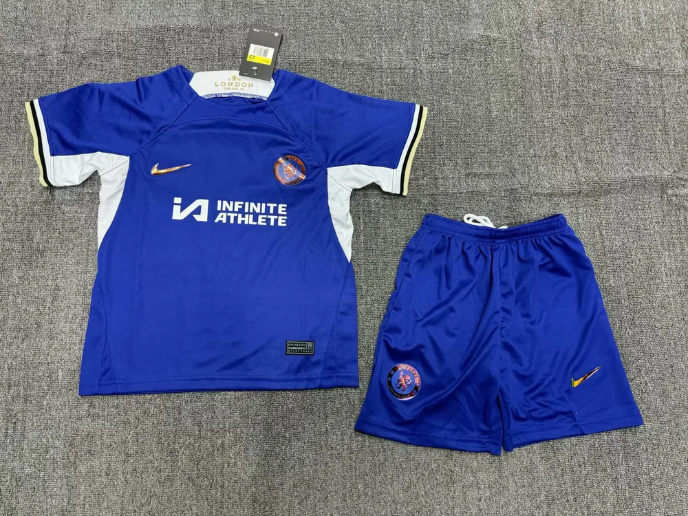 2023/2024 Chelsea Home Football Jersey Kids Size — main view