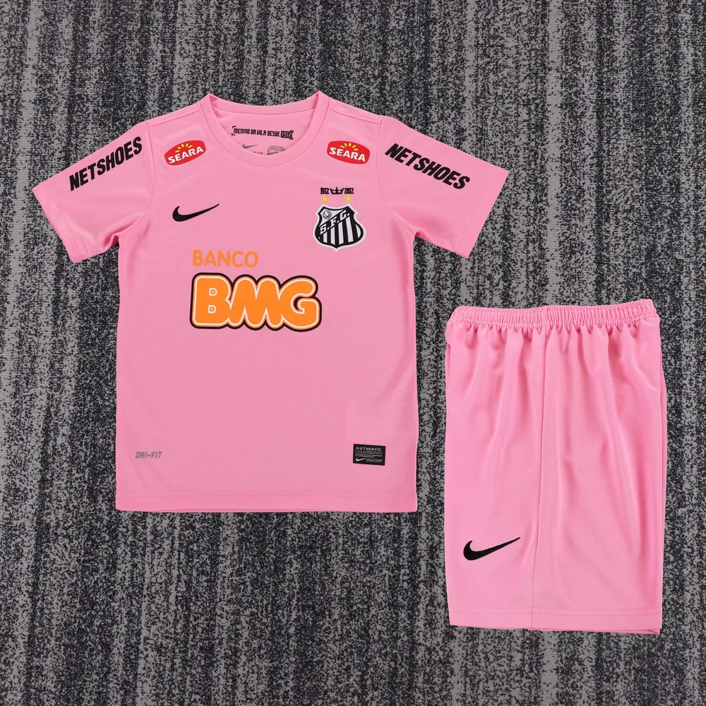 Camisa de Futebol Rosa Retro Santos 2012/2013   Tamanho Infantil — main view