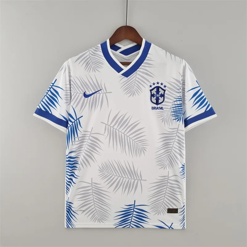 Maillot Classique Blanc Brésil 2022  — main view