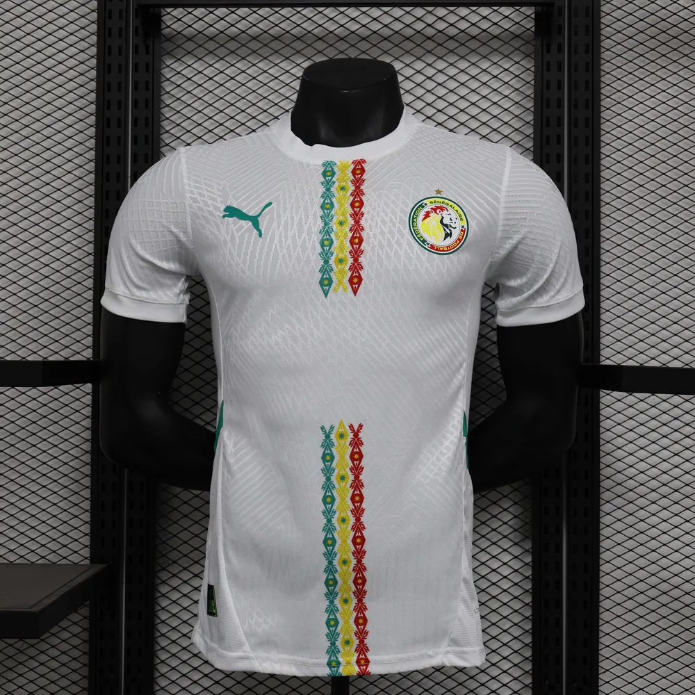 2024/2025 Version Joueur Maillot Domicile Équipe Nationale Sénégal AAA qualité fan — main view