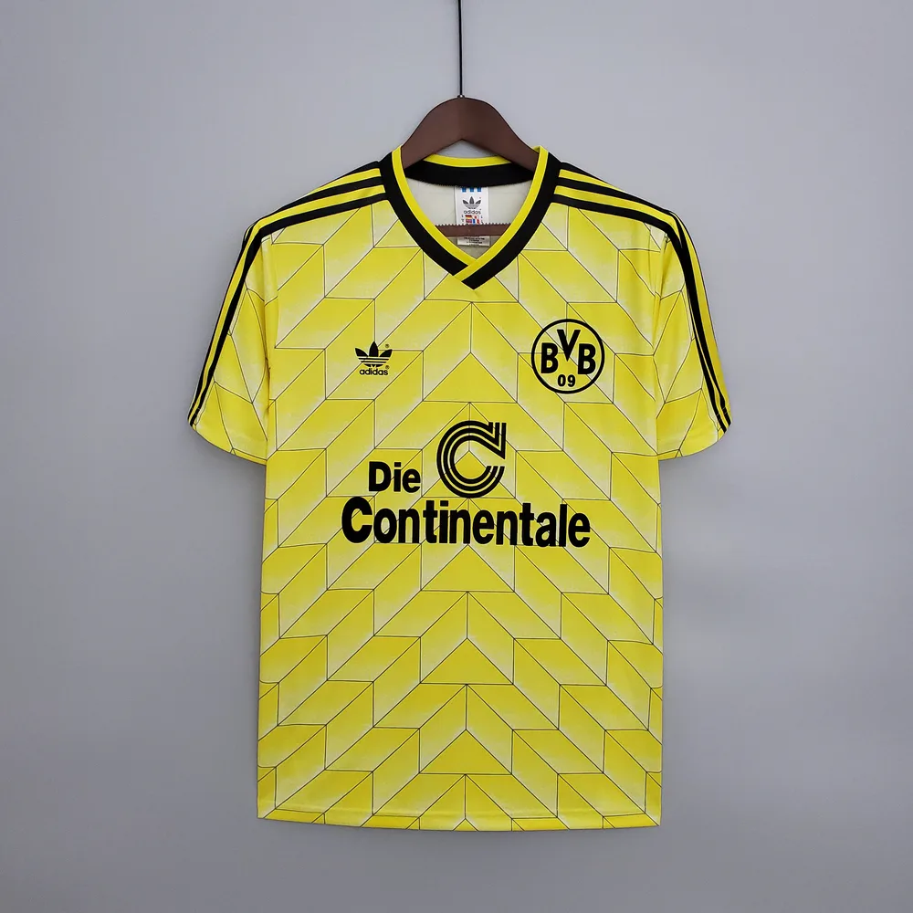 1988/1989 Retro Dortmund Camisa de Futebol Casa — main view