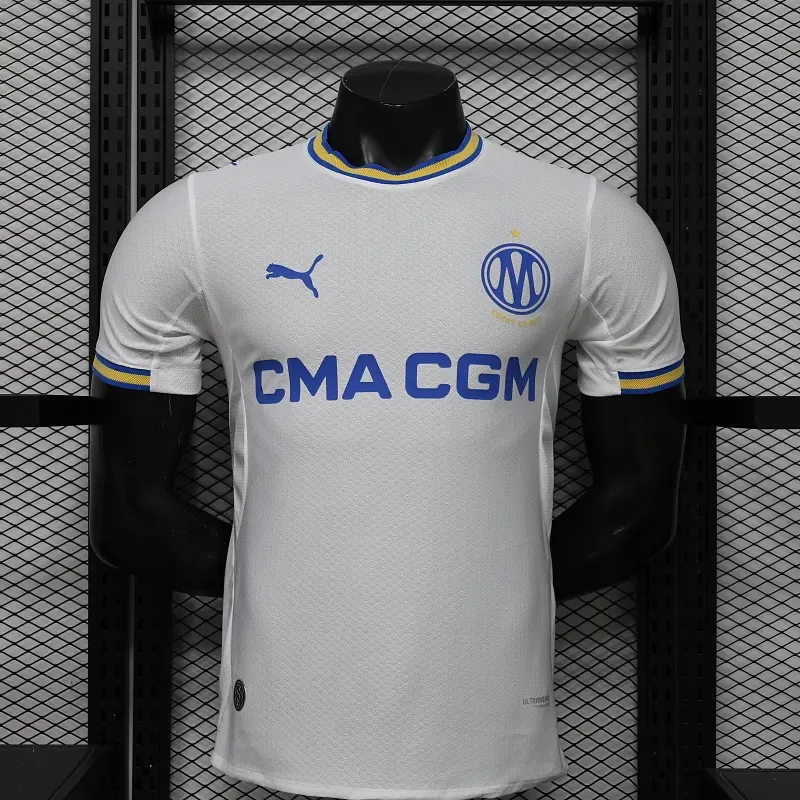 Versão Jogador 2026/2027 Olympique de Marseille Home Camisa de Futebol   — main view