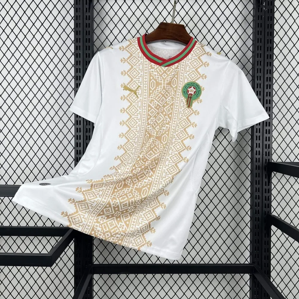 2026 Maroc Équipe Nationale Extérieur Maillot de Football AAA qualité fan — main view