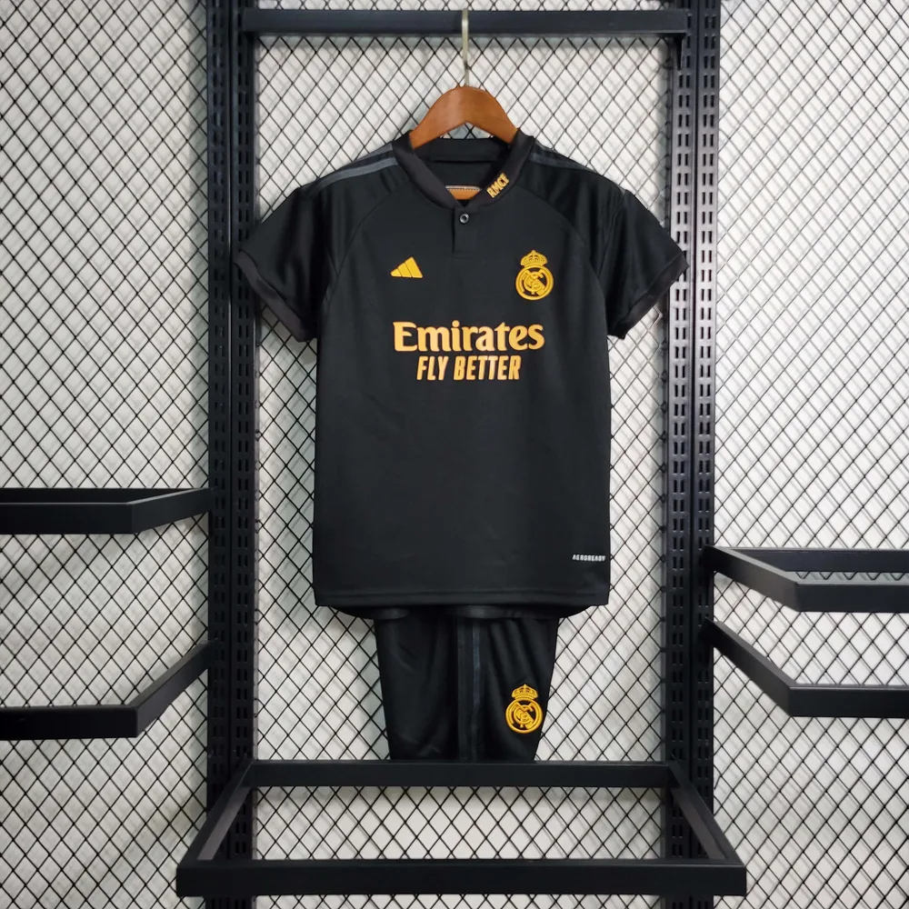 2023/2024 Real Madrid Auswärts Dritt Fußballtrikot Kindergröße  — main view