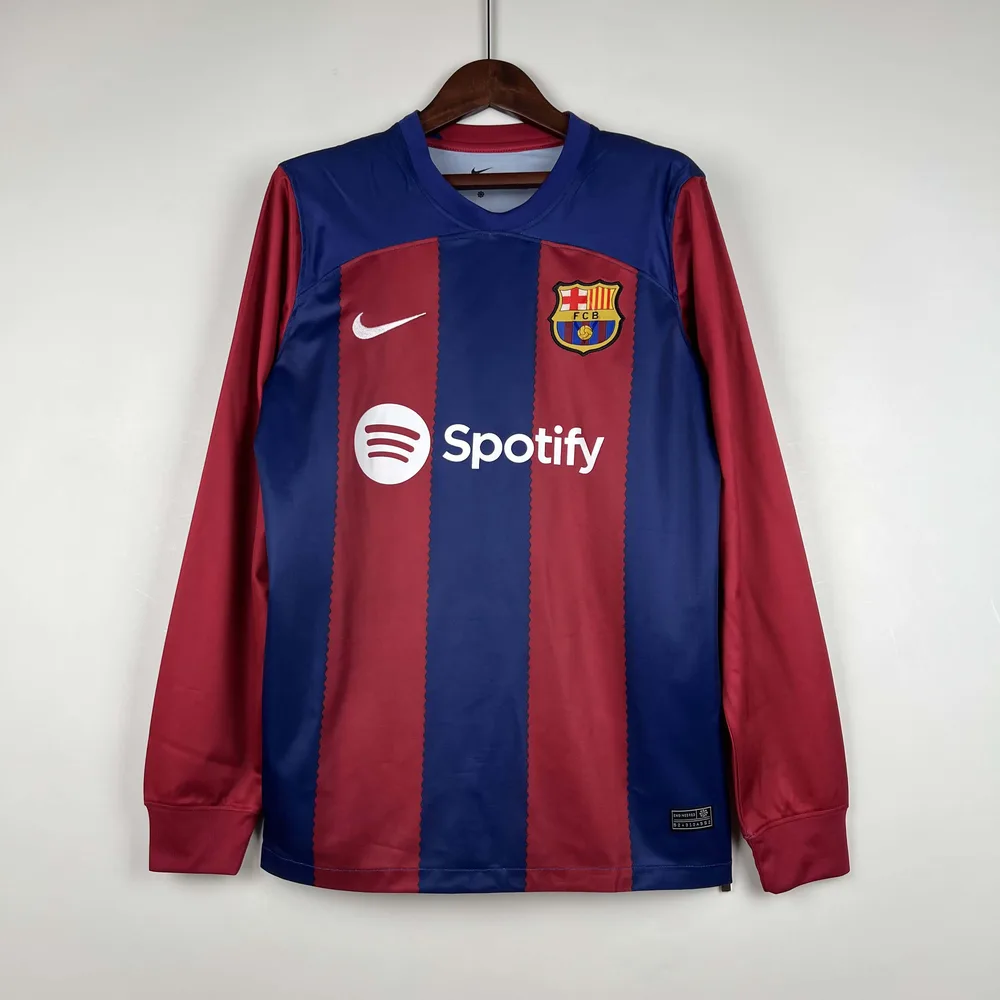2023/2024 Manga Longa Barcelona Home  — main view