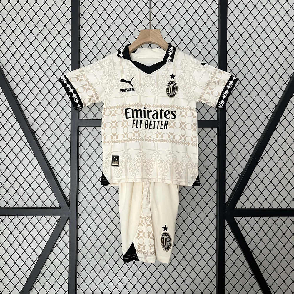 2023/2024 AC Milan قميص كرة قدم إصدار مشترك جودة تايلاندية مقاس أطفال — main view