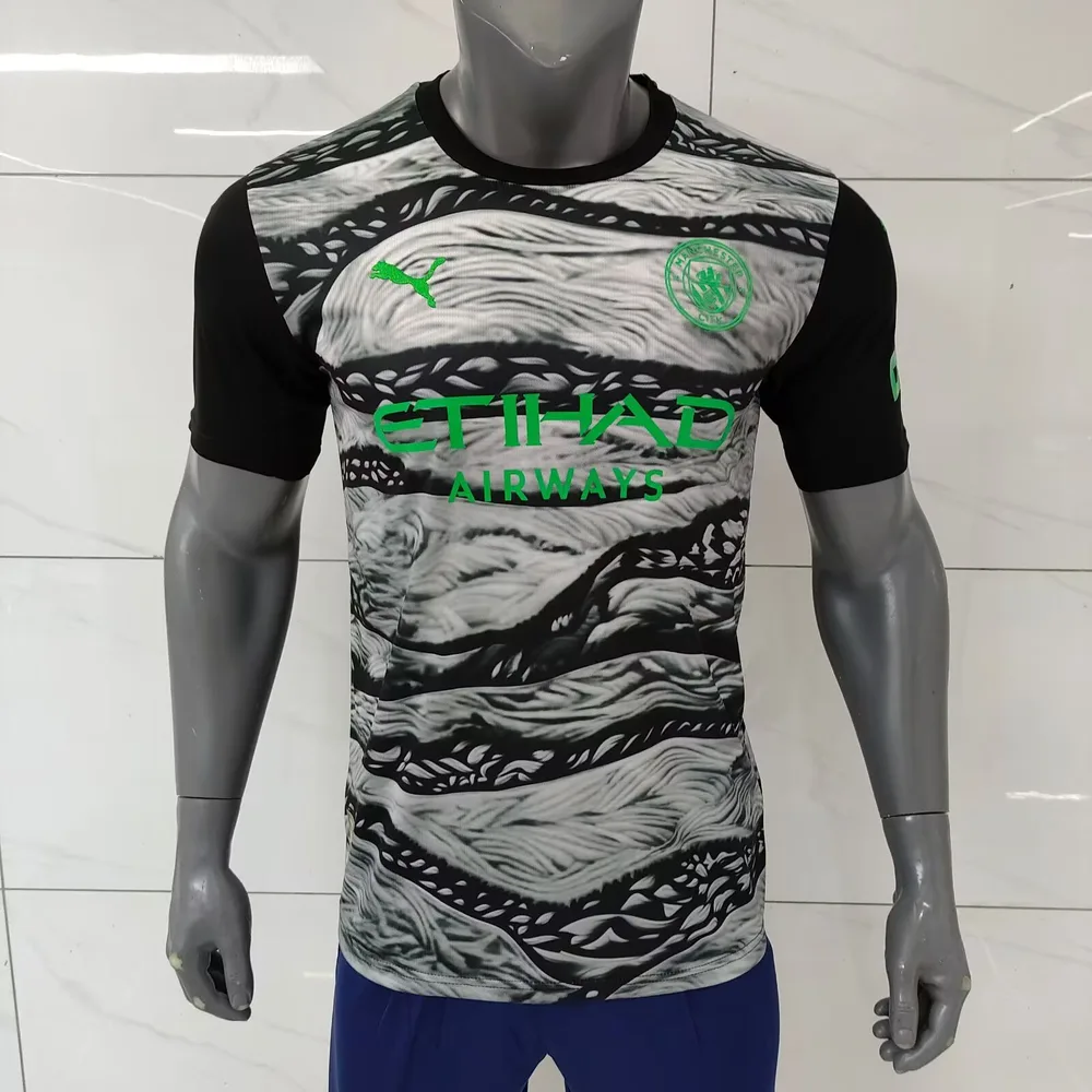 2025/2026 Player Version Manchester City Black And Gray Concept Version Football Jersey  — main view