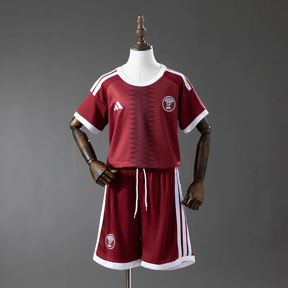 طقم منزلي للأطفال المنتخب القطري 2026 — main view