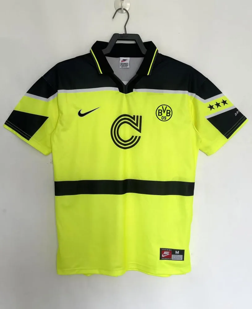 1996-1997 Retro Dortmund Heim Fußballtrikot  — main view