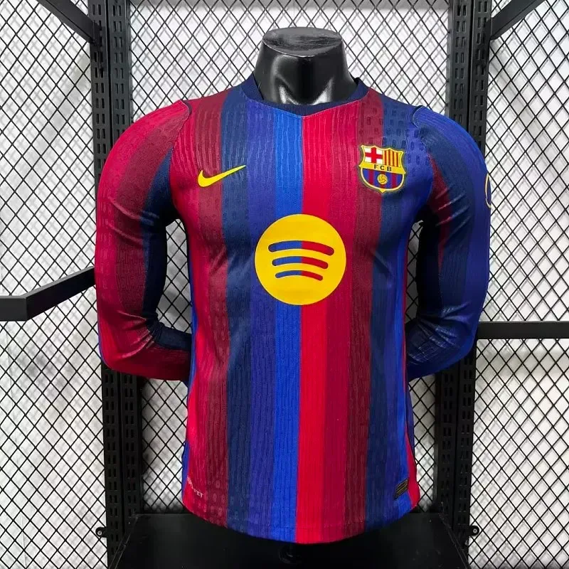 2026/2027 Long Sleeve Player Version Barcelona Home Football Jersey   — main view