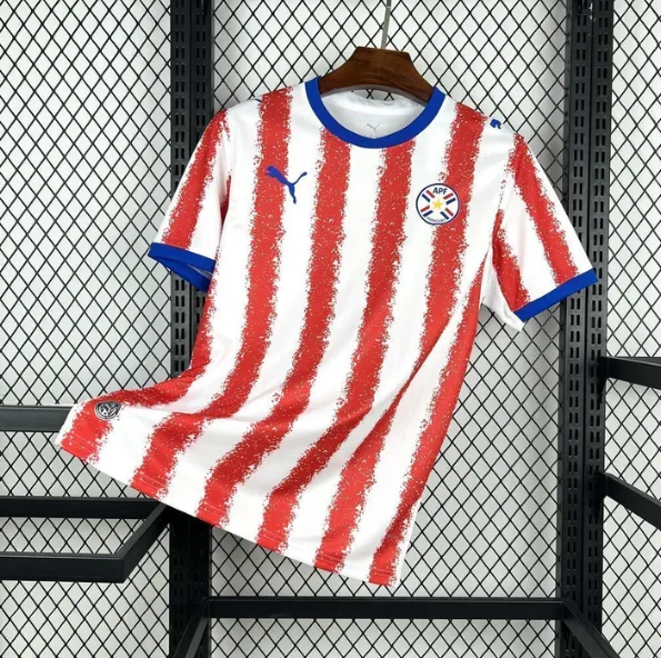 2026 Maillot Domicile Équipe Nationale Paraguay Football   — main view