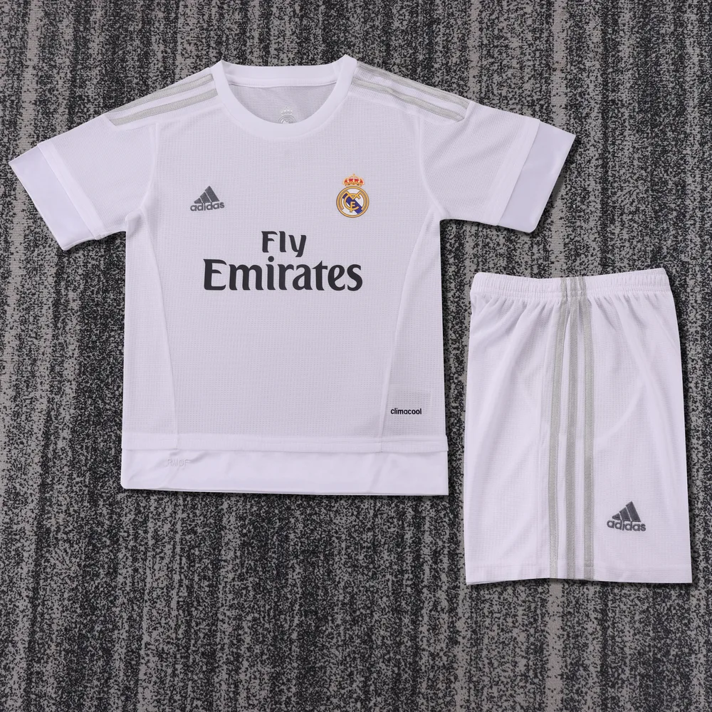 2015-2016 Retro Real Madrid Heim Fußballtrikot  Kindergröße — main view