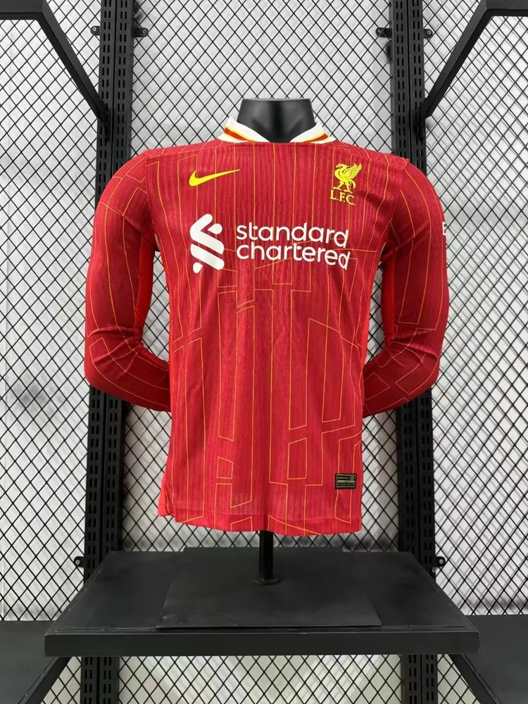 Maillot Domicile Liverpool Version Joueur Manches Longues 2024/2025  — main view