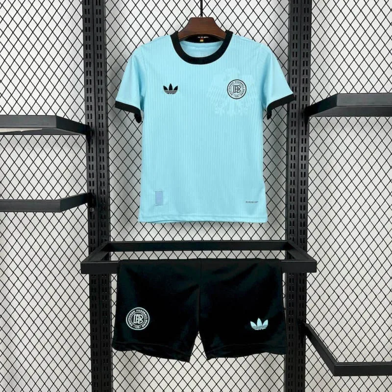 2025 Germany 125th Anniversary Edition Goalkeeper Light Blue Football Shirt  Kids Size — main view