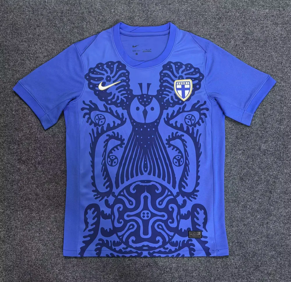 2025/2026 Finnland Auswärts Fußballtrikot AAA fan-gradät — main view