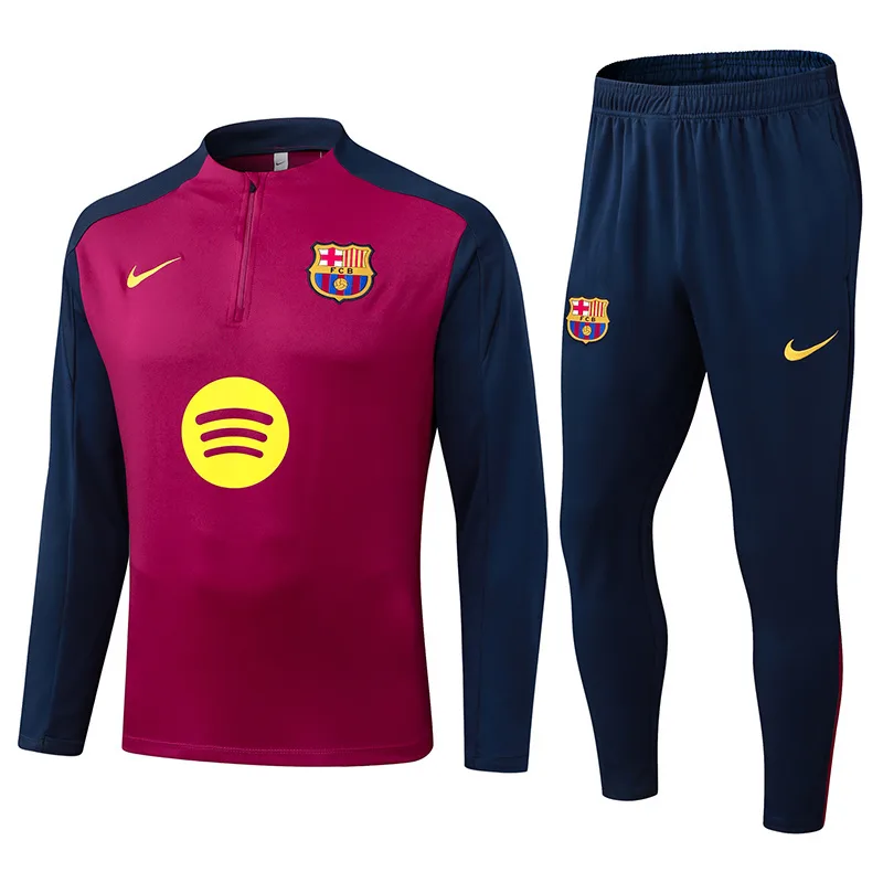 2025/2026 Barcelona Demi-Traction Tenue d'Entraînement Rouge Rose Maillot  Ensemble — main view