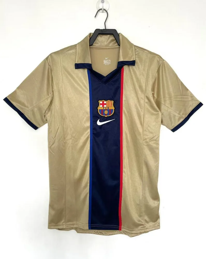 2001/2002 Retro Barcelona Away Football Shirt  — main view