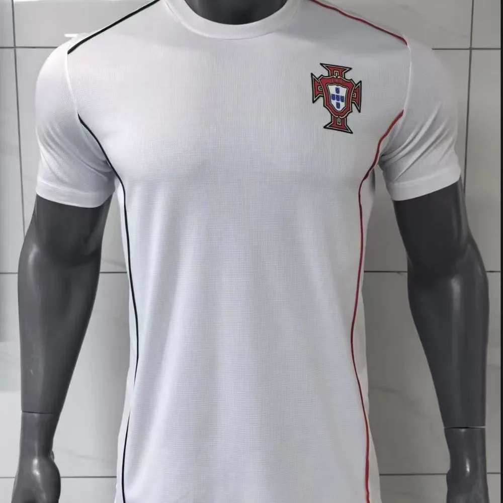 2025/2026 Spielerversion Portugal Trainingskleidung Weiß Fußballtrikot  — main view