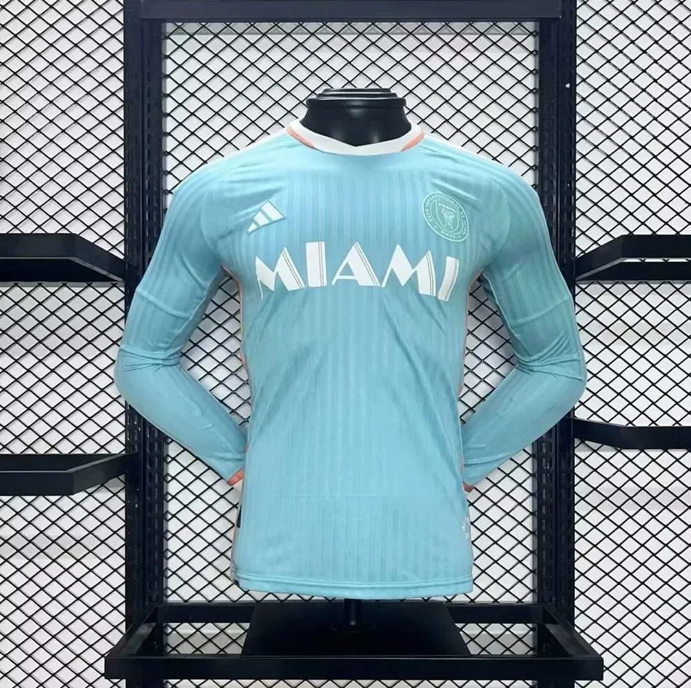 2024/2025 Long Sleeves Inter Miami Third Away Player Version Soccer Jersey  — main view