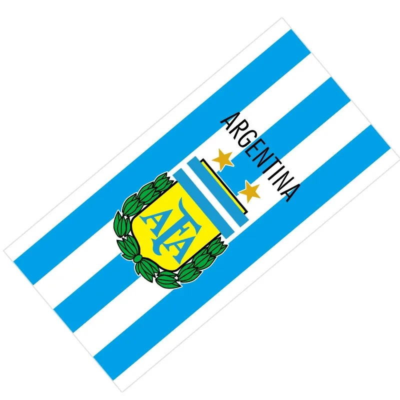 Argentinien Fan Fußball-Strandtuch — main view