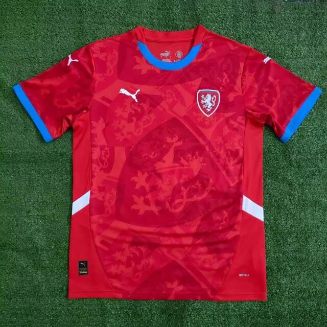 قميص منتخب التشيك الأساسي لكرة القدم 2024 درجة المشجع AAA — main view