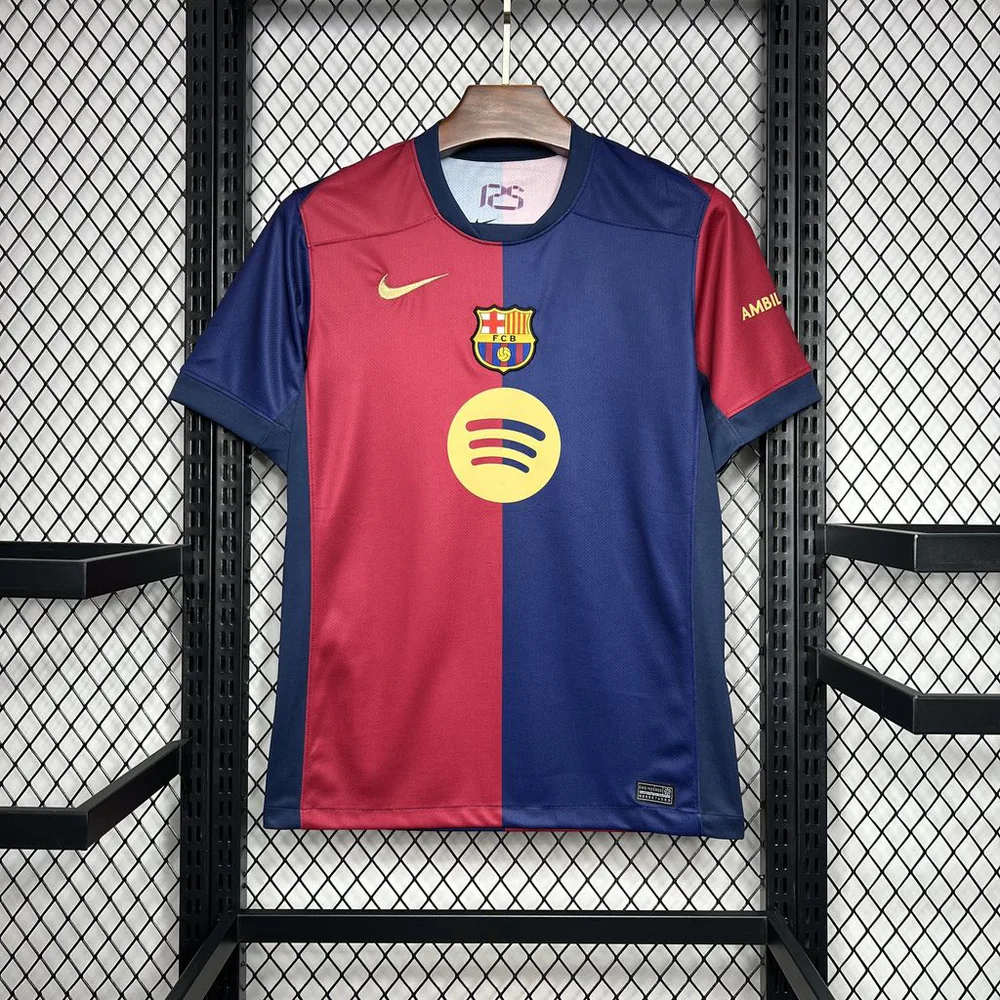 2024/2025 برشلونة المنزل بدون سبوتيفاي قميص كرة قدم جودة تايلاندية — main view