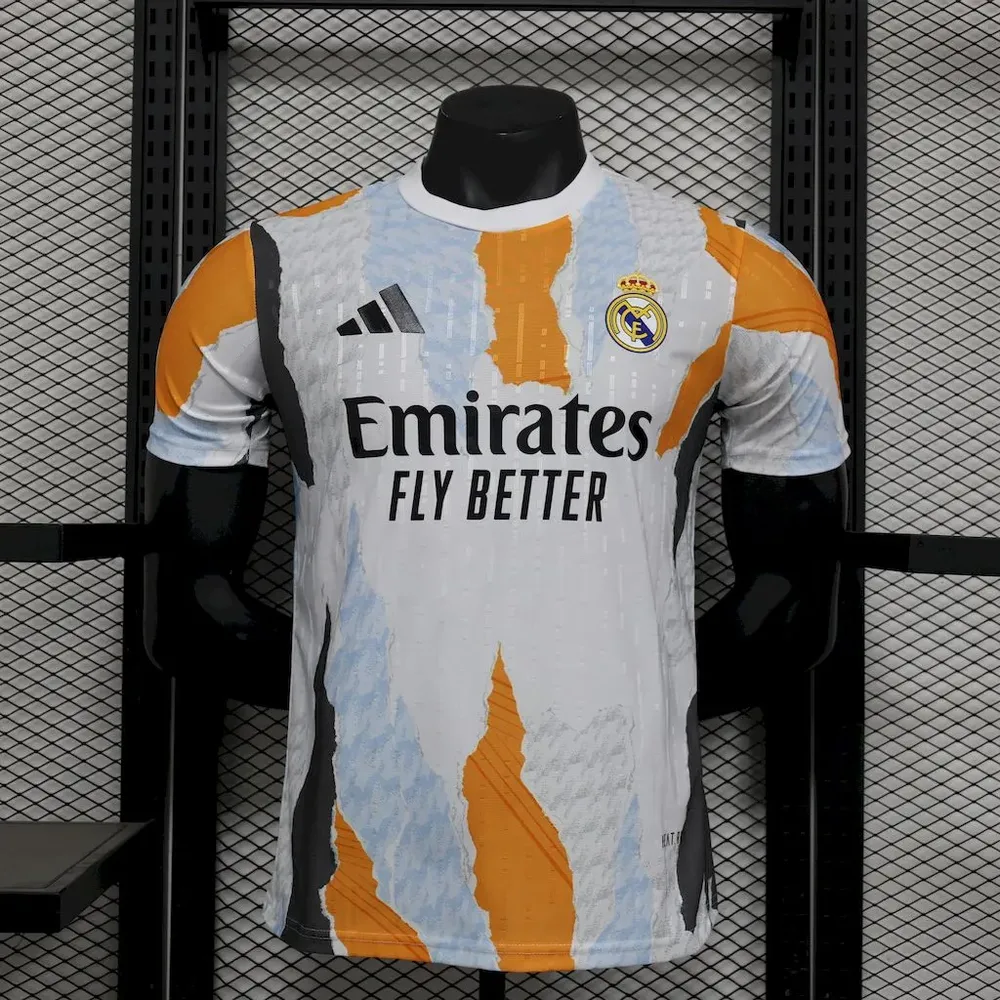 2025/2026 إصدار اللاعبين Real Madrid ملابس تدريب ما قبل المباراة قميص كرة القدم جودة تايلاندية — main view