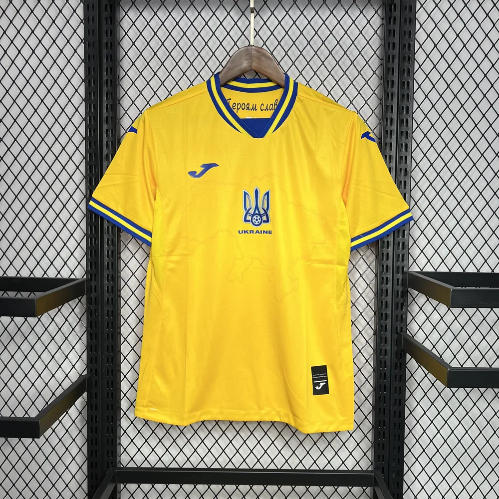 2024-2025 Ukraine National Team Home Football Jersey — main view