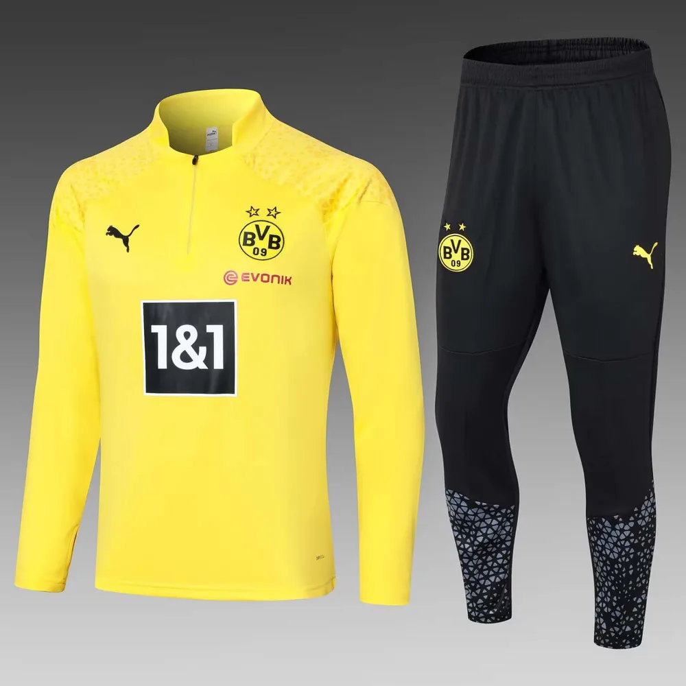 Conjunto de entrenamiento de media cremallera amarillo del Dortmund 2023/2024  — main view
