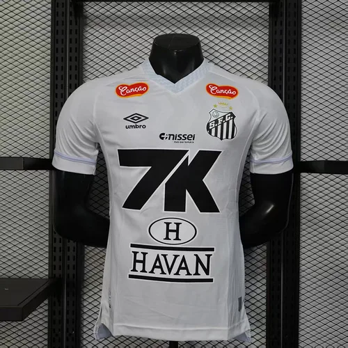 2025/2026 Spielerversion Santos Sonderausgabe Weiß Fußballtrikot AAA fan-gradät — main view