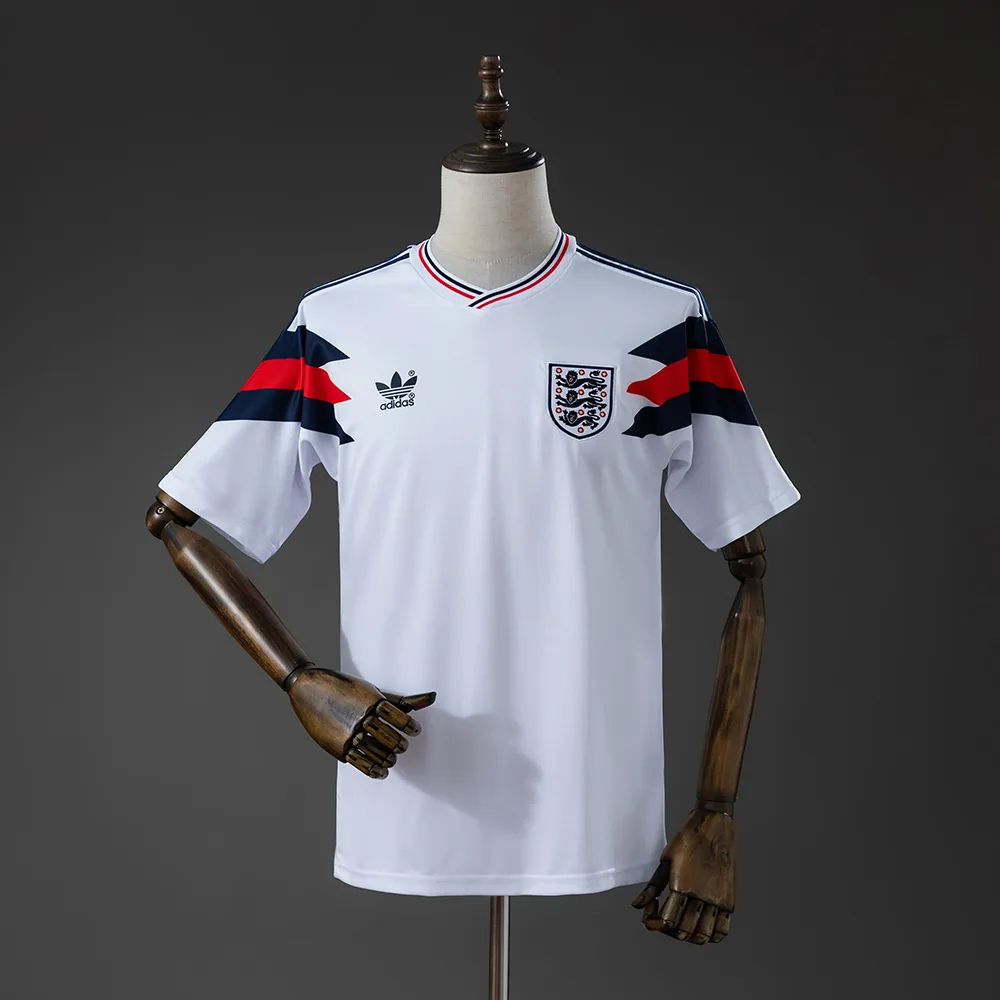 1990 Retro England Heim-Fußballtrikot — main view