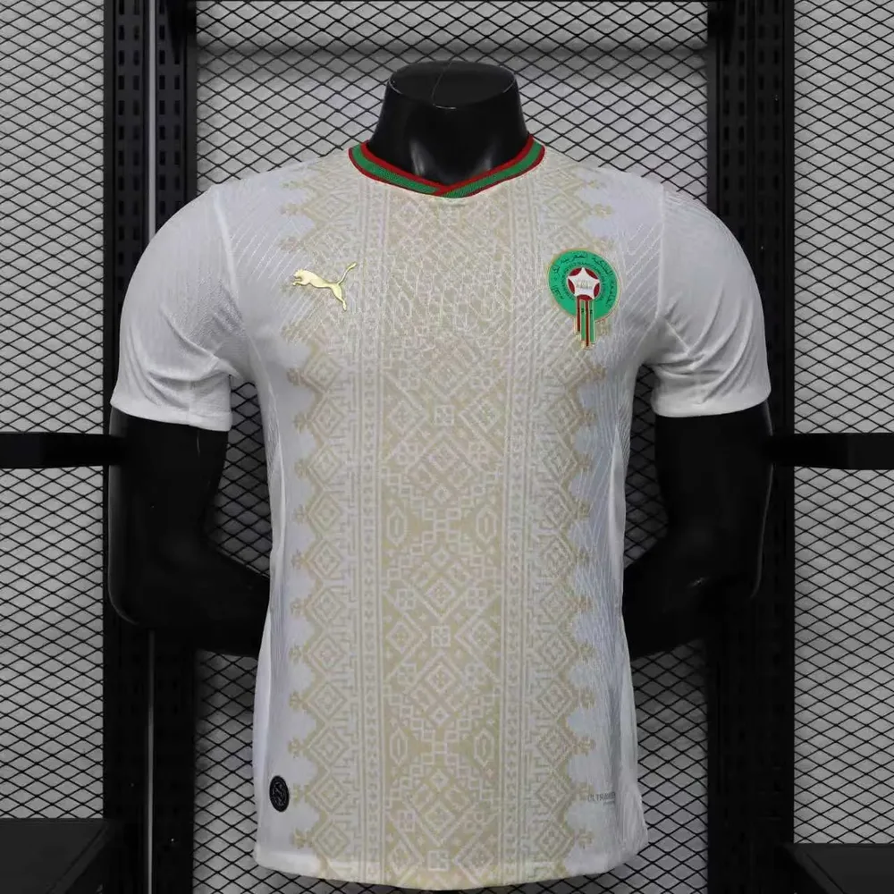 2026 Spielerversion Marokko Nationalmannschaft Auswärts Fußballtrikot   — main view