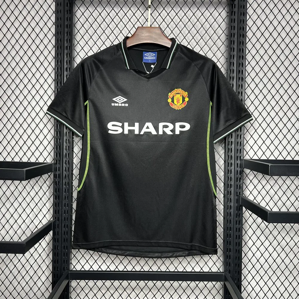 Camiseta de Fútbol Retro Tercera Equipación Visitante Manchester United 1998/1999  — main view