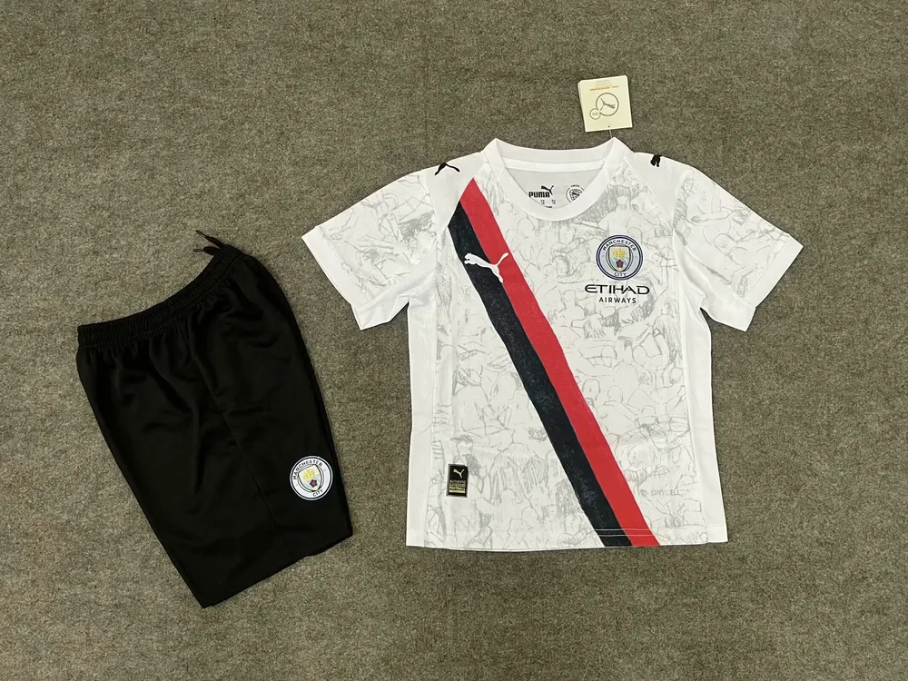 2025/2026 Manchester City Auswärts Fußballtrikot  Kindergröße — main view