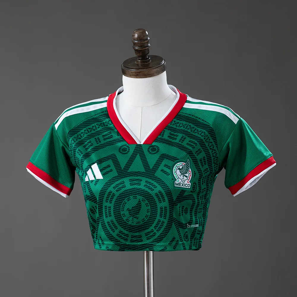2026 Mexico Home Women's Crop Top Style — main view