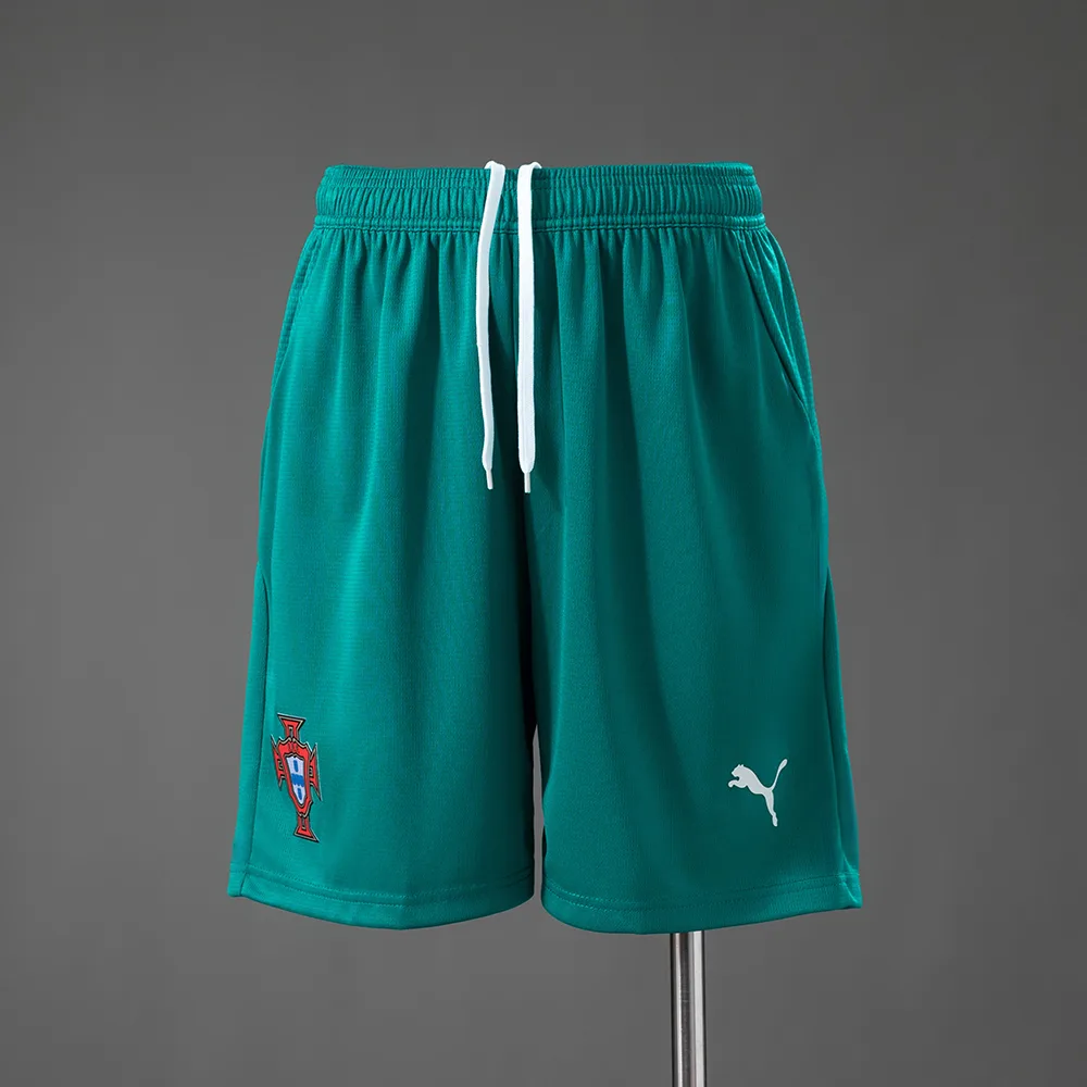 2026 Portugal Heim-Shorts Grün AAA Fan-Qualität — main view