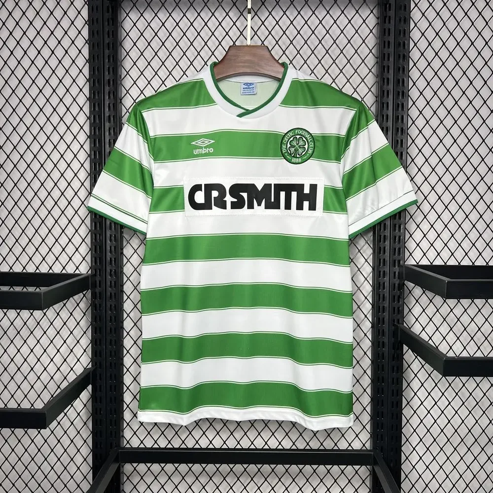 1985/1987 Retro Celtic Heim Fußballtrikot  — main view