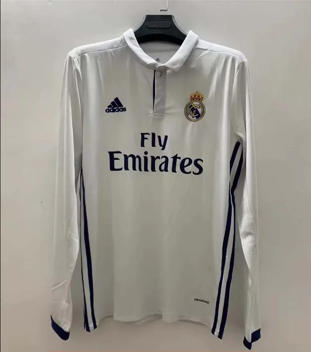 2016/2017 Retro Manga Larga Real Madrid Local Camiseta de Fútbol  — main view