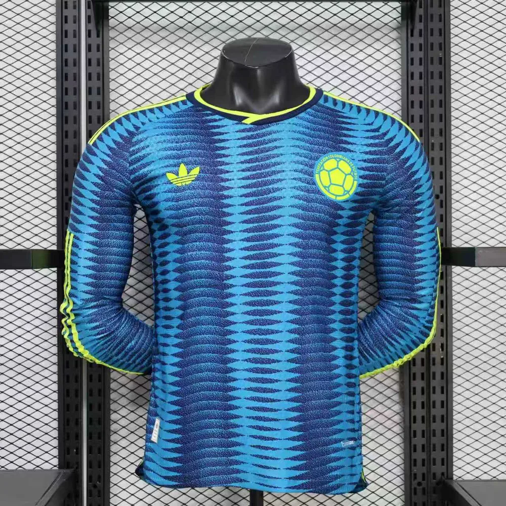 2026 Versión Jugador Manga Larga Camiseta Visitante de la Selección de Colombia   — main view