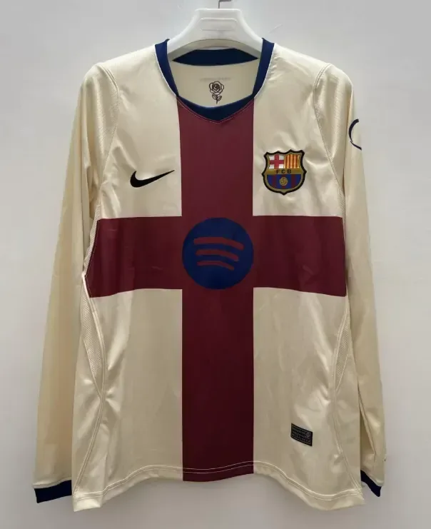 2026/2027 Long Sleeve Barcelona Fourth Away Football Jersey   — main view