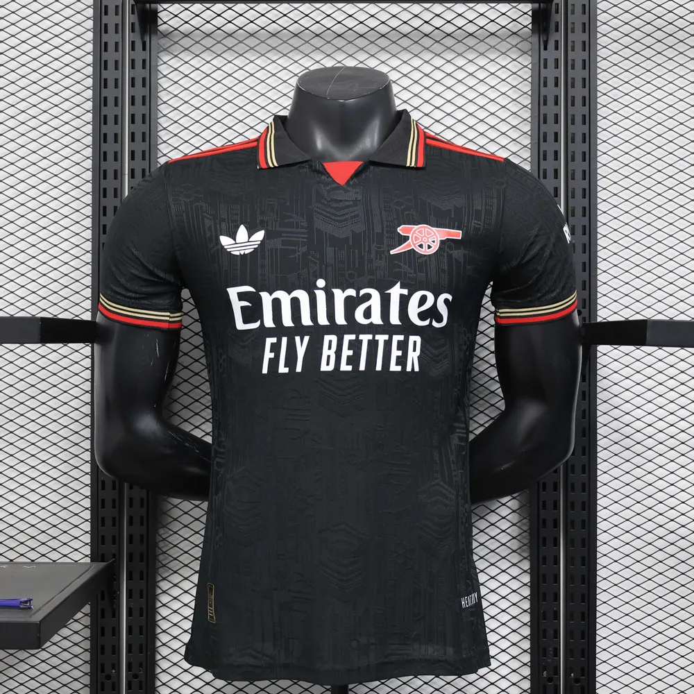 2025/2026 Versión Jugador Arsenal Edición Especial Negra Camiseta de Fútbol  — main view