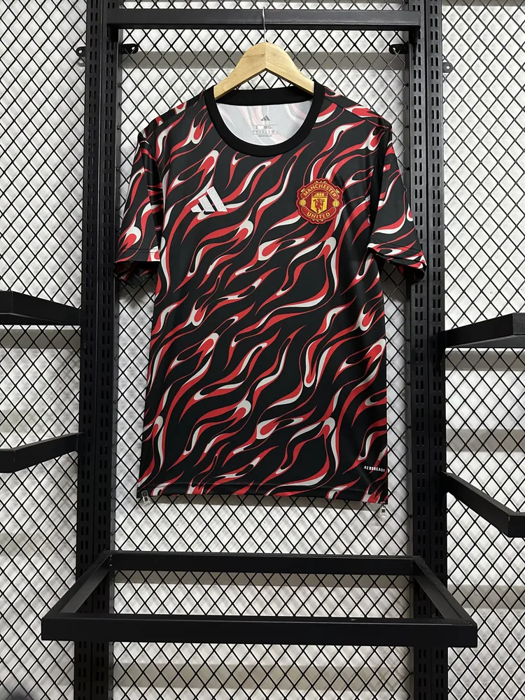 Maillot d'avant-match Manchester United 2025/2026 01 Football Jersey  — main view