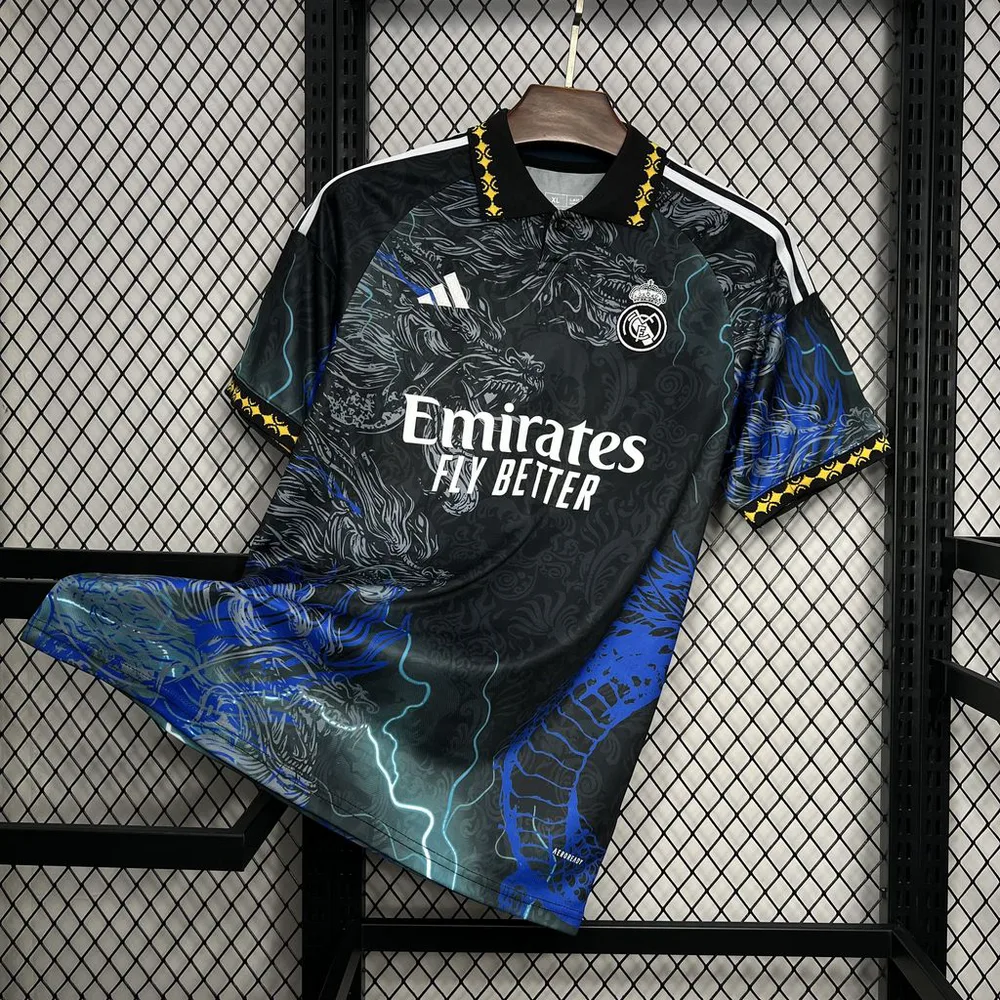 2024/2025 Real Madrid Camisa Dragão Preto  — main view