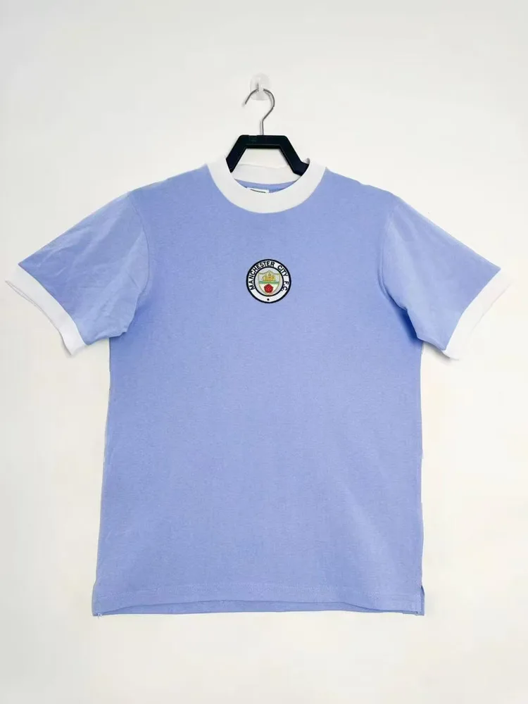 1972 Retro Manchester City Heim Fußballshirt AAA fan-gradät — main view