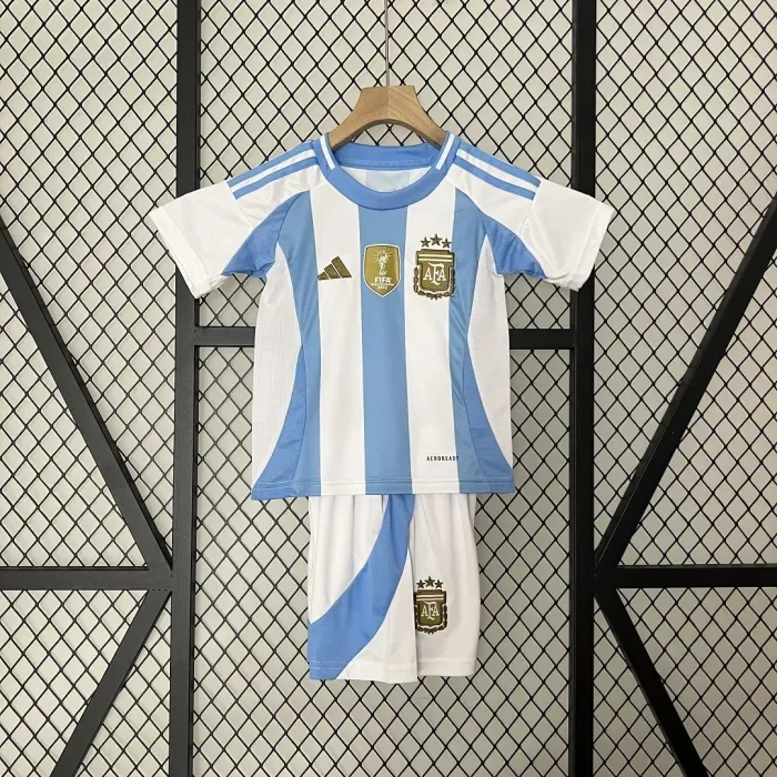 2024 Maillot Domicile Équipe Nationale Argentine AAA qualité fan Taille Enfant — main view