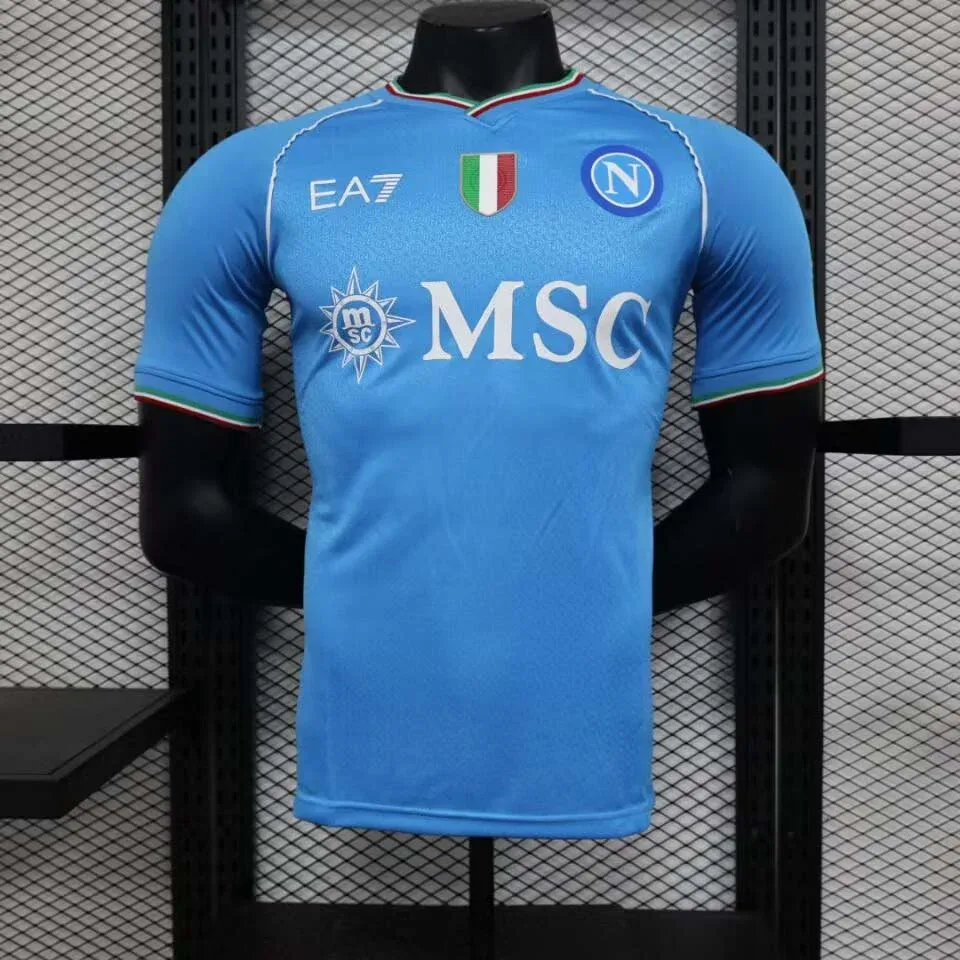 2023/2024 Napoli Player Version Home Soccer Jersey  — main view