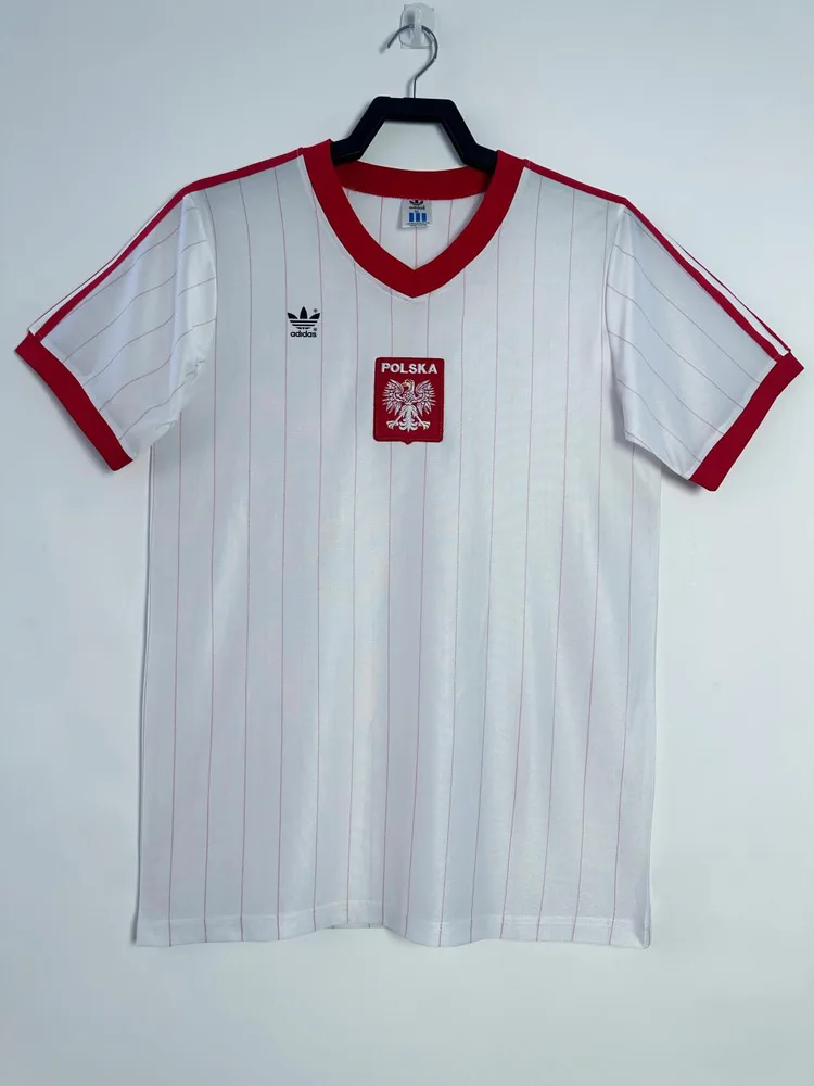 1982 Retro Polonia Local Camiseta de Fútbol  — main view